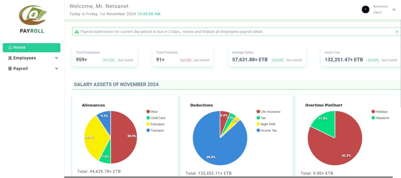 RollPay interface